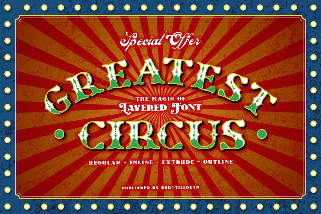 30+ Fun Carnival Fonts to Make Your Designs Pop