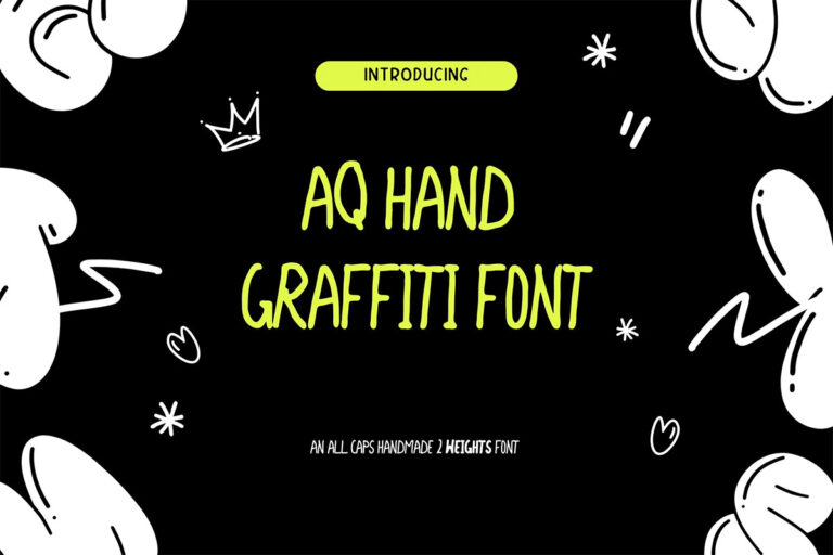 Street Art Style – Free AQ Hand Graffiti Font