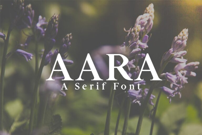 Aara Serif Font Feature Image