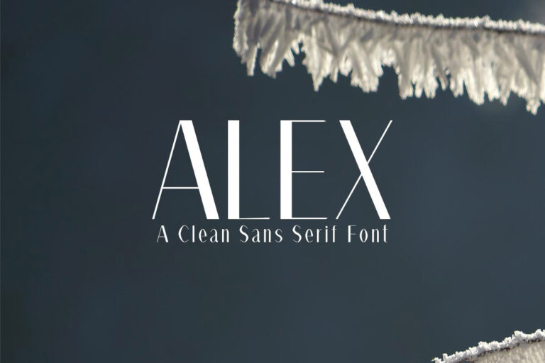 Alex Sans Serif Font