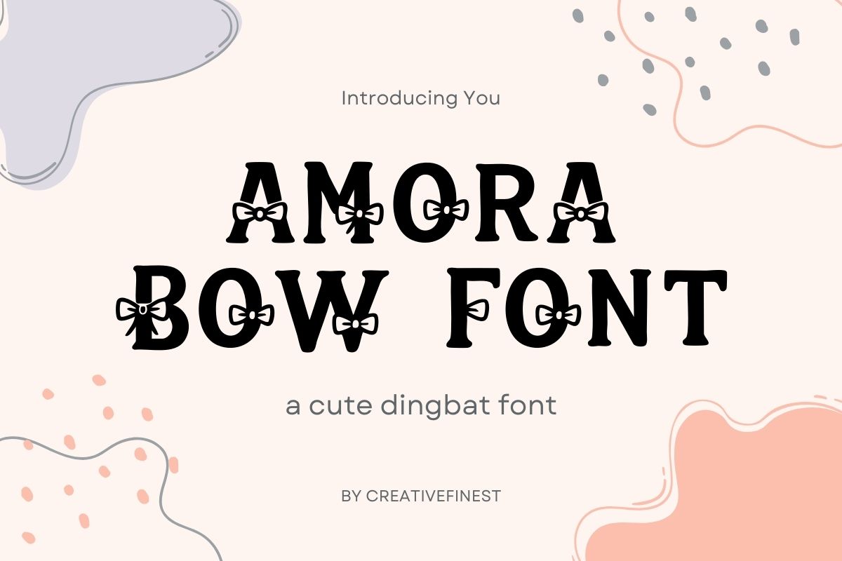Amora Bow Font Feature Image
