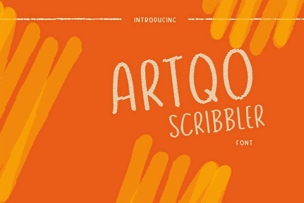 Artqo Scribbler Font Feature Image