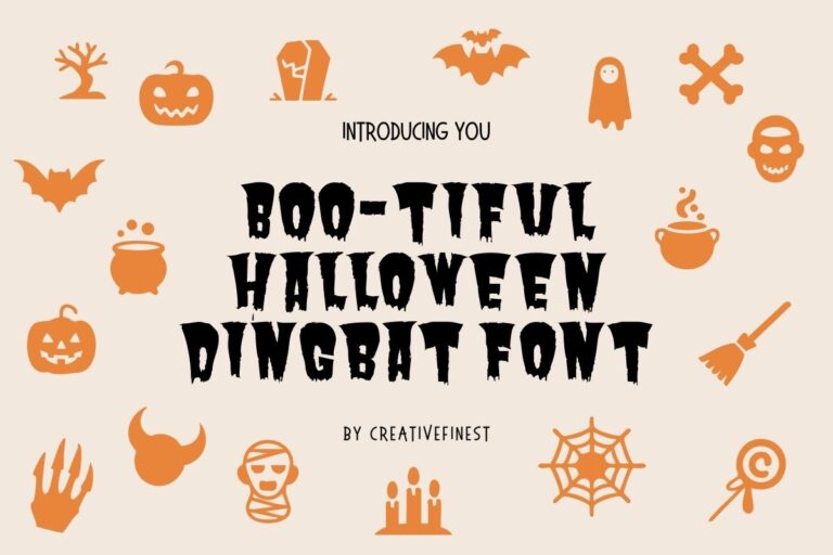 Boo-tiful Halloween Font Feature Image