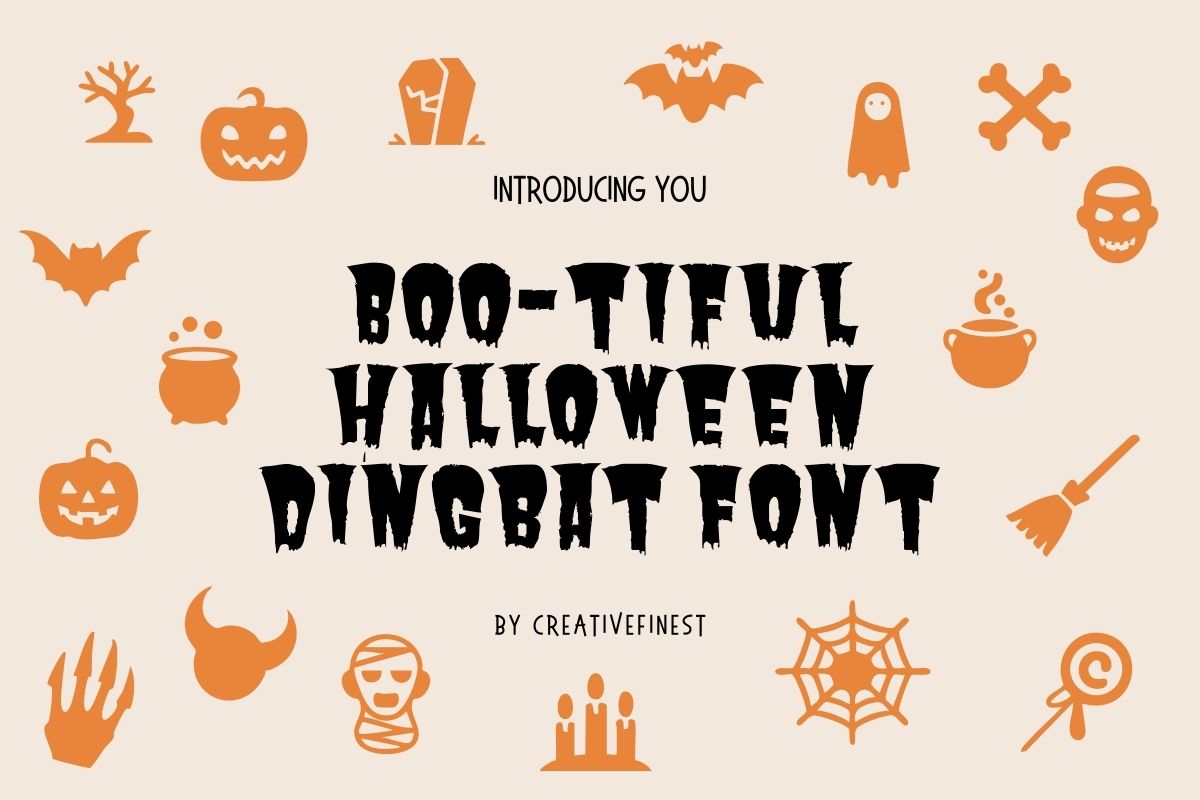 Boo-tiful Halloween Font Feature Image