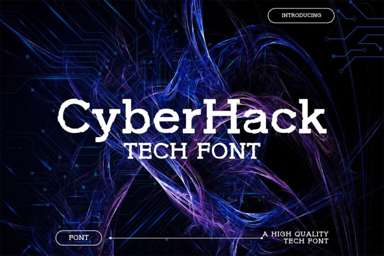 CyberHack-Tech-Font-Preview-Feature-Image