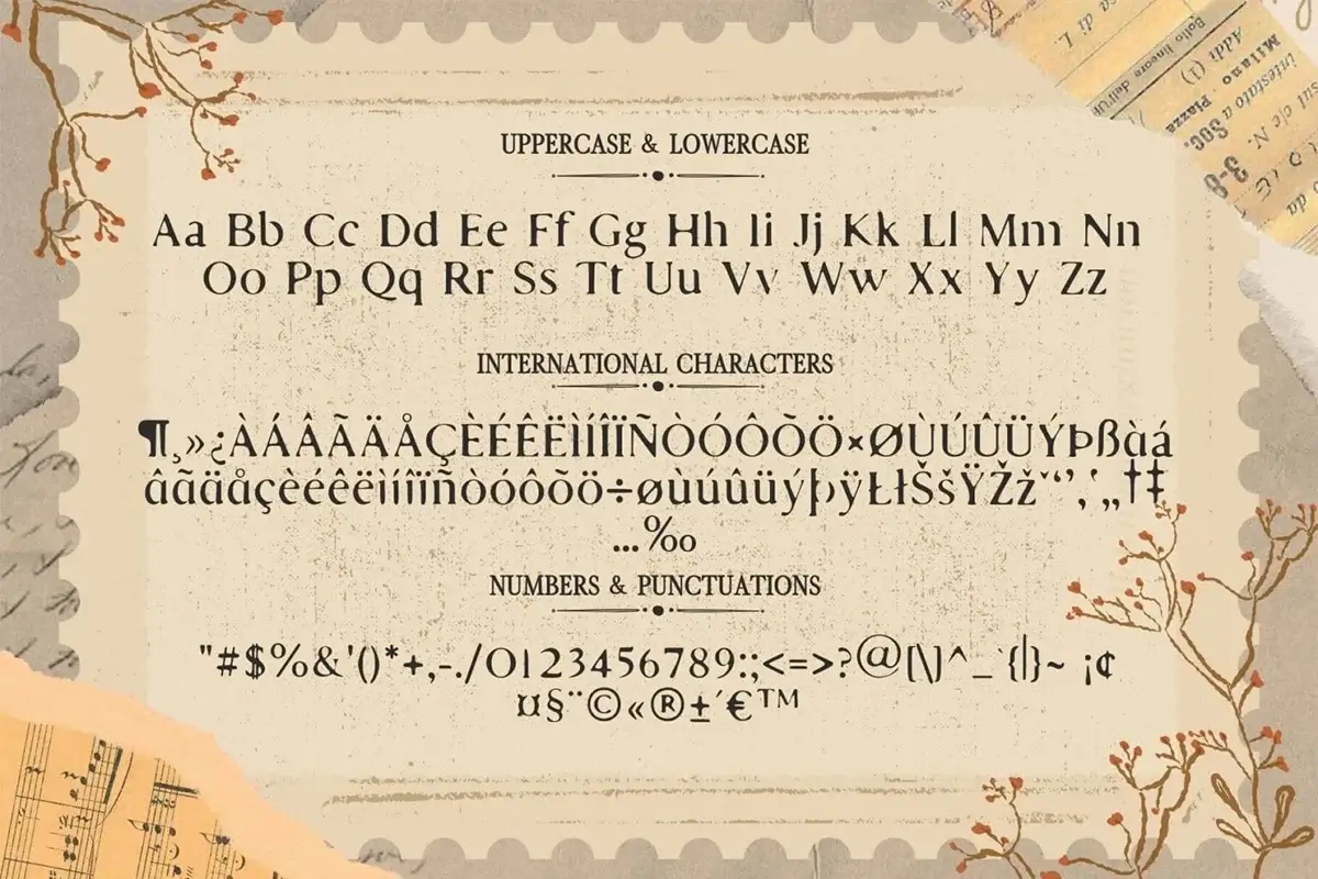 Established Typewriter Font Preview 4