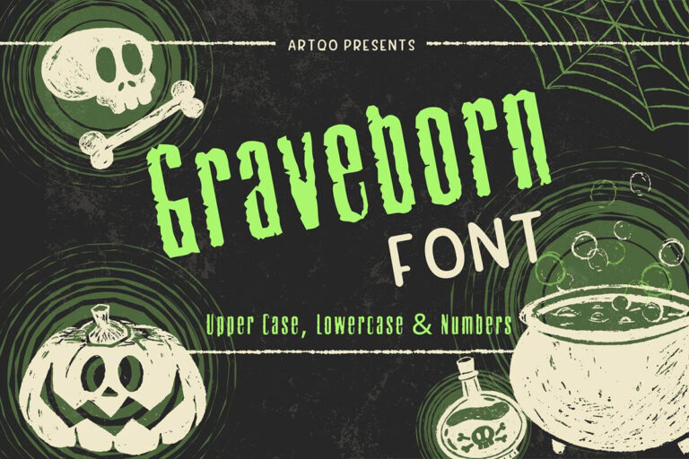 Graveborn Font Feature Image