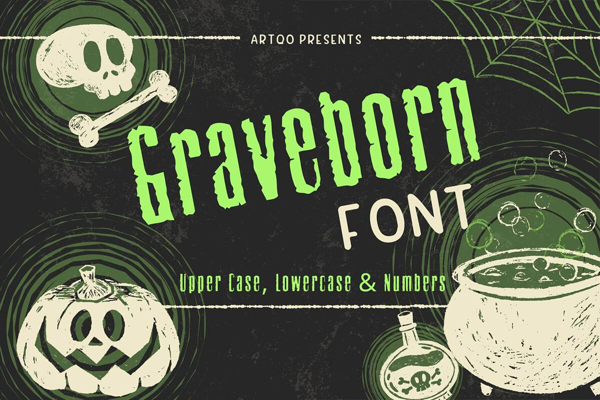 Graveborn Font Feature Image