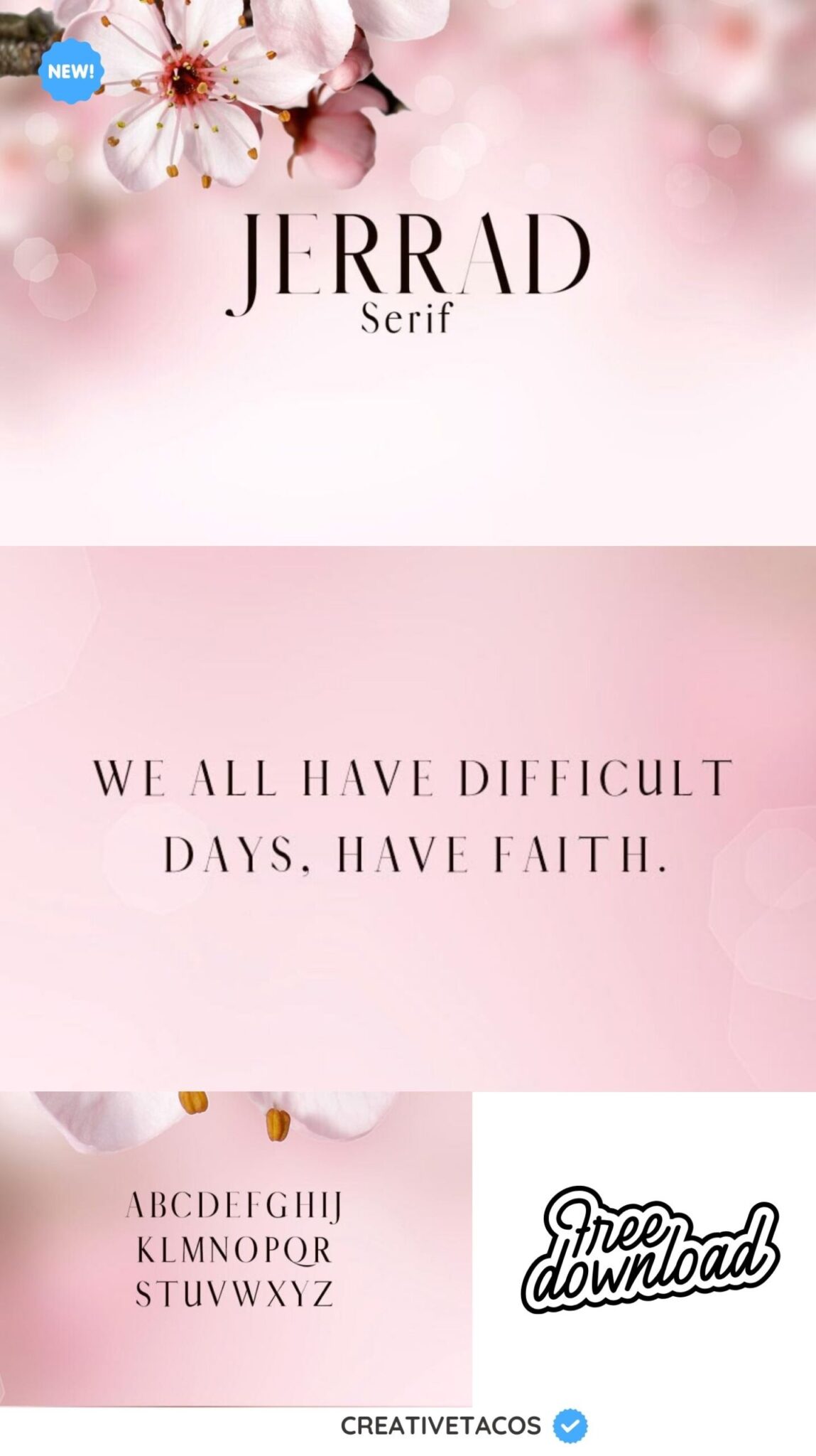 Jerrad Serif Font - Font Burst
