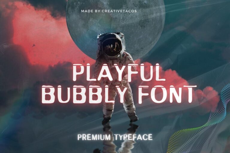 Playful Bubbly Font Feature Image