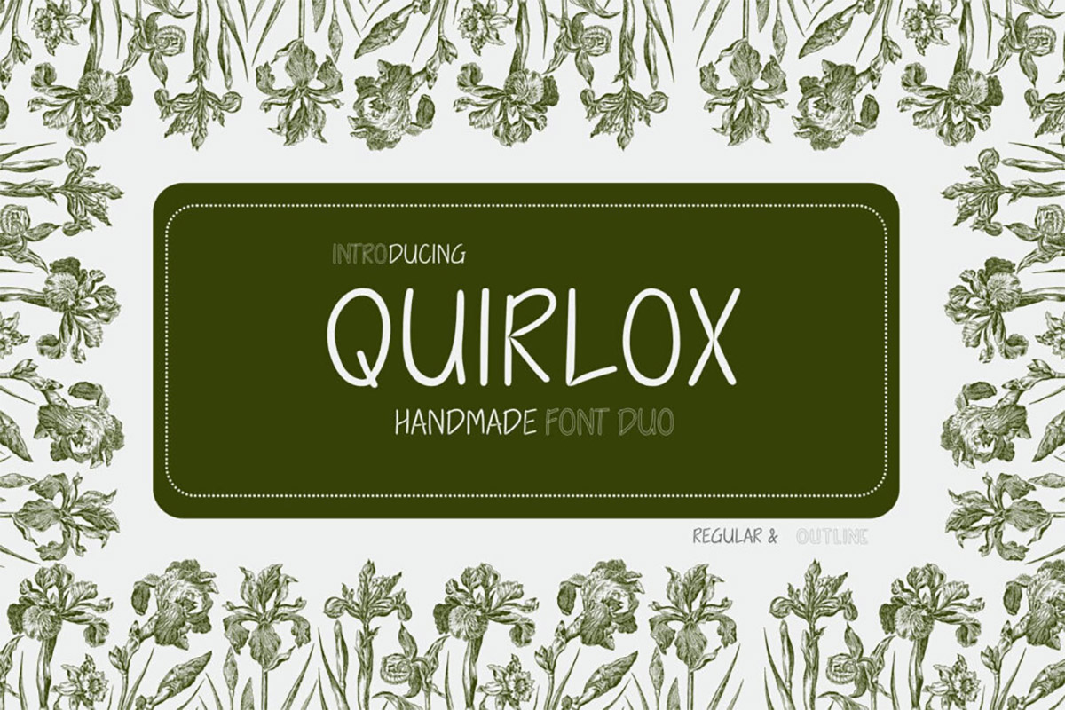 Quirlox Handmade Font Duo Feature Image
