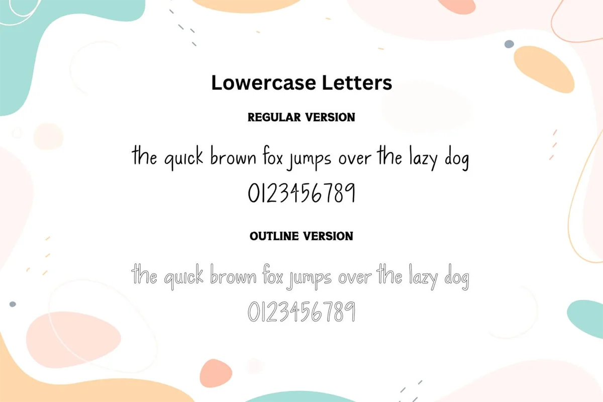 Quirlox Handmade Font Duo Preview 5