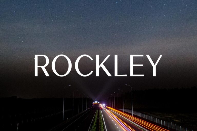 Rockley Sans Serif Font Feature Image