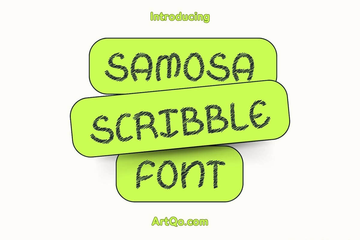 Samosa Scribble Font Feature Image