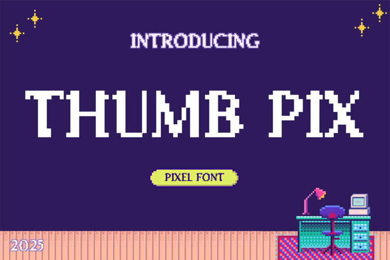Thumbpix Pixel Font