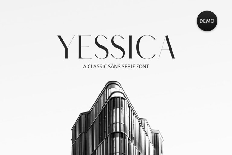 Yessica Sans Serif Font Feature Image
