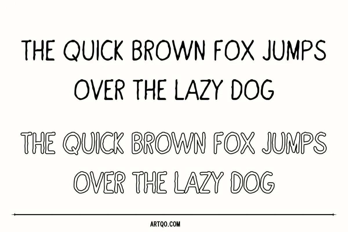 Zyntra Doodle Font Preview 1