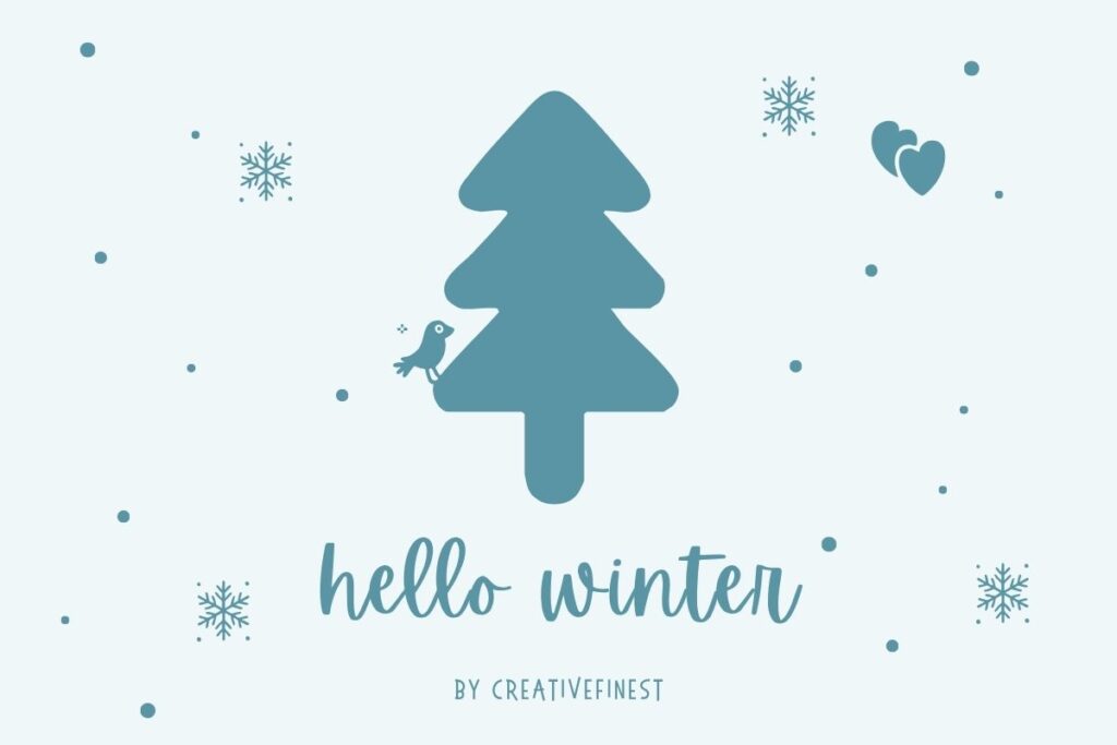 CAF Cozy Winter Doodle Preview 3