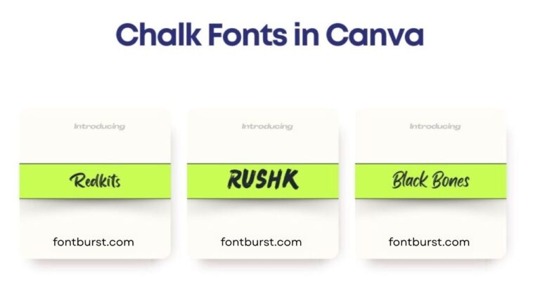 10 Chalk Fonts in Canva
