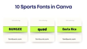 10 Sports Fonts in Canva - Font Burst