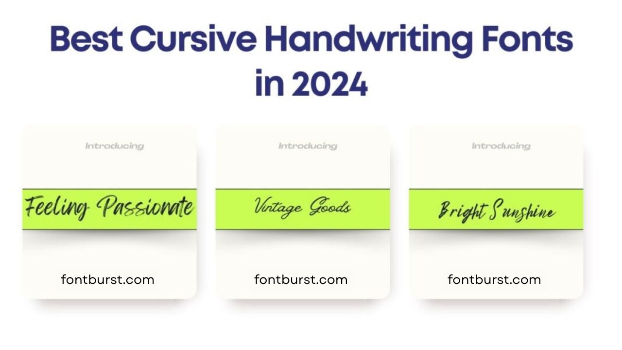 15 Best Cursive Handwriting Fonts in Canva for 2024