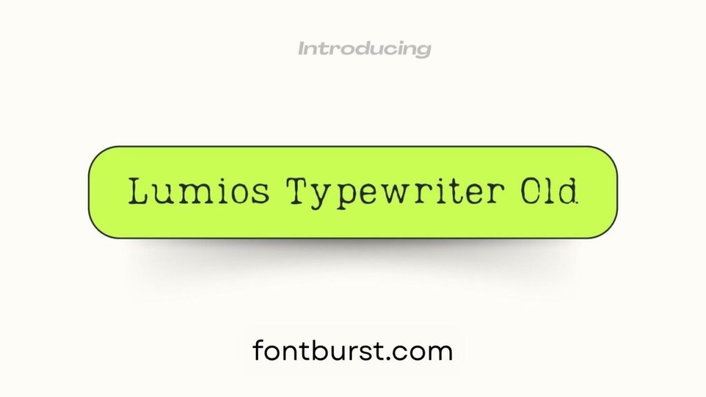 22 Best typewriter fonts in Canva for 2025 - Font Burst