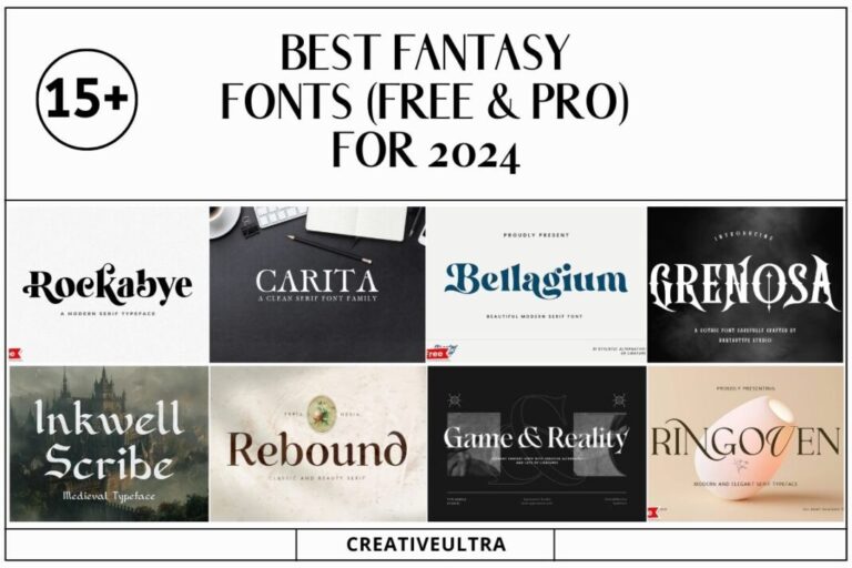 15+ Best Fantasy Fonts (Free & Pro) For 2026