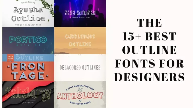 15+ Best Outline Fonts for Designers