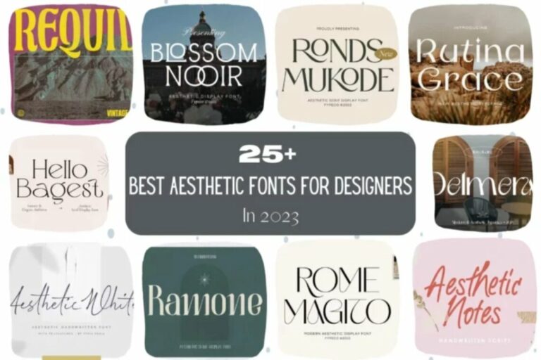 25+ Best Aesthetic Fonts For Designers in 2026