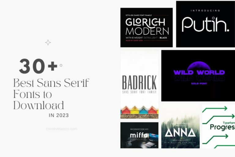 30+ Best Sans Serif Fonts for 2026