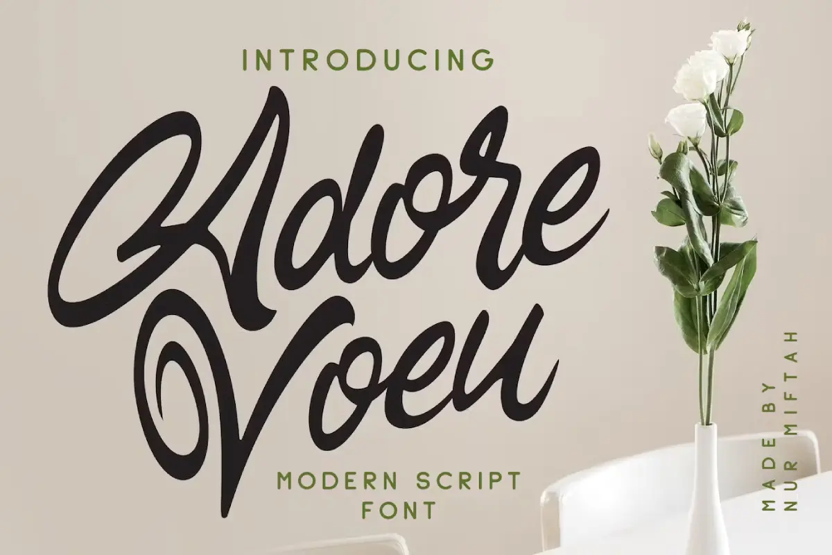 Script Font 25 25+ Beautiful Modern Script Fonts | Typefaces for 2026 - Font Burst