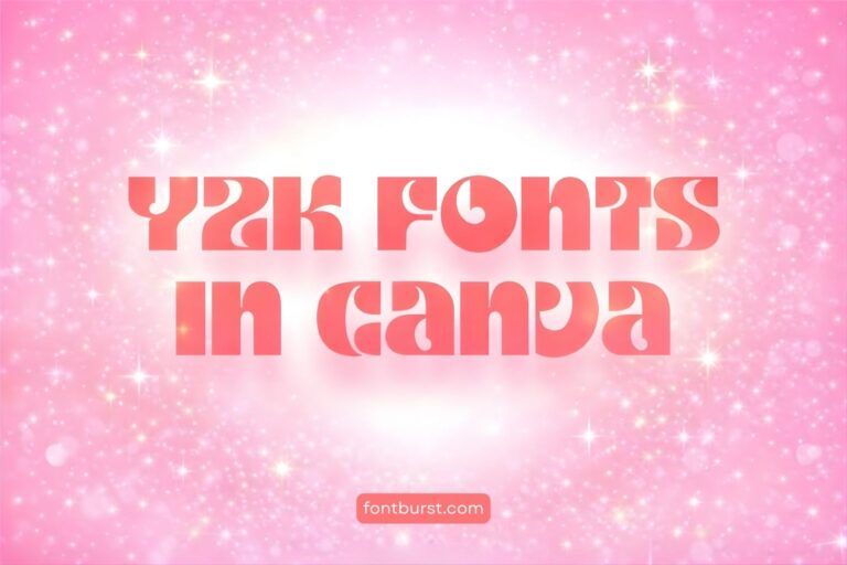 Best Y2K Fonts in Canva