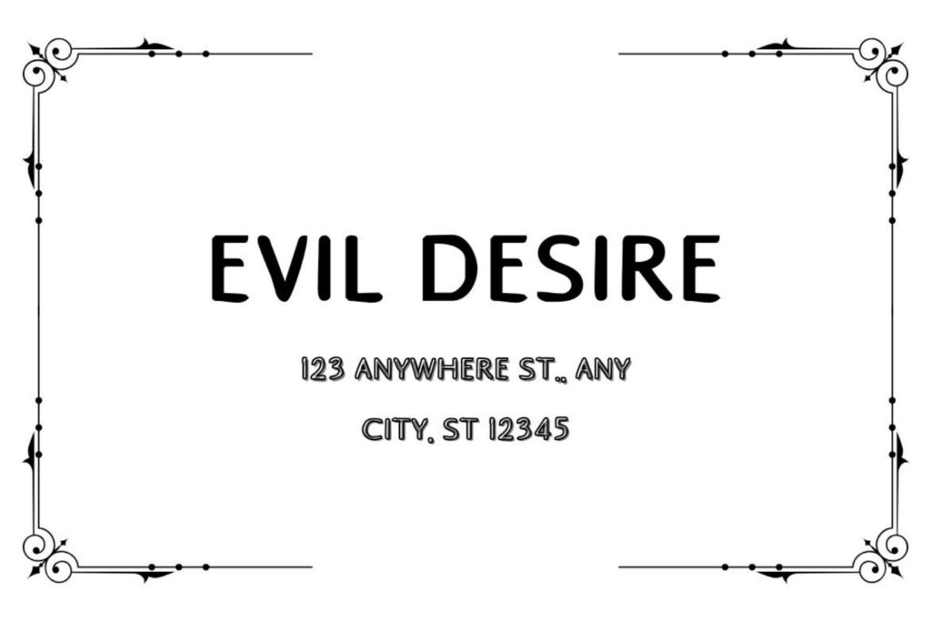 CU Destiny Tattoo Font Preview 2