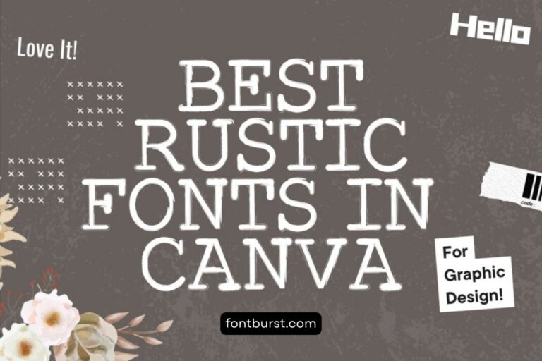 Canva’s Top Picks Best Rustic Fonts That Make a Statement