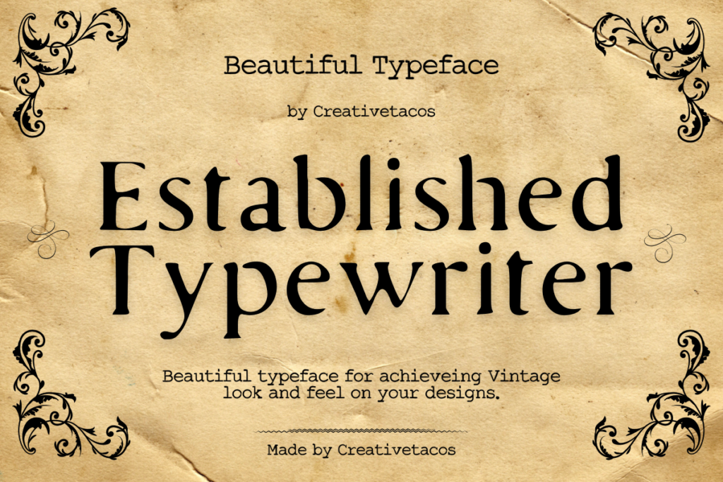 15 Best Typewriter Fonts For 2026 - Font Burst