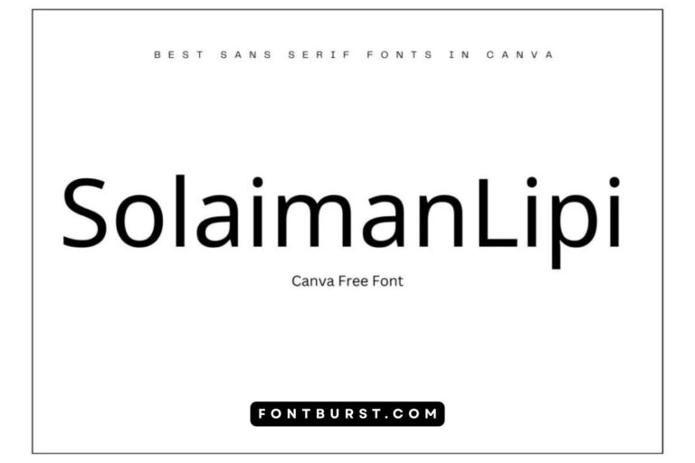 15 Best Sans Serif Fonts In Canva 2026