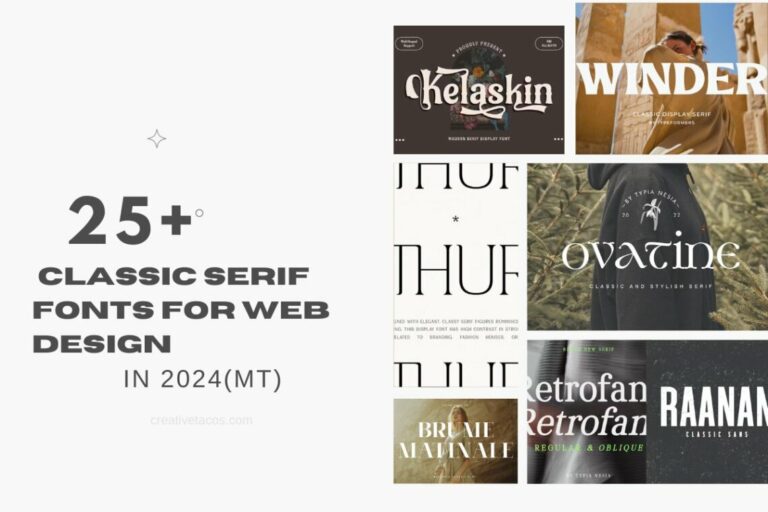 The Top 25 Timeless Serif Fonts for Web Design in 2026
