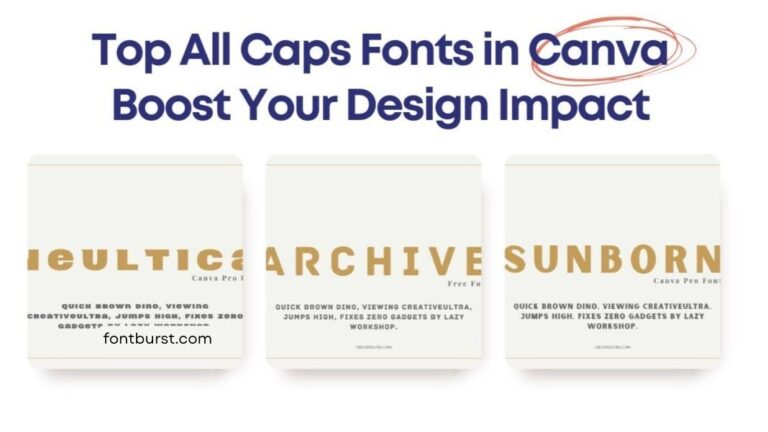 Top All Caps Fonts in Canva Boost Your Design Impact