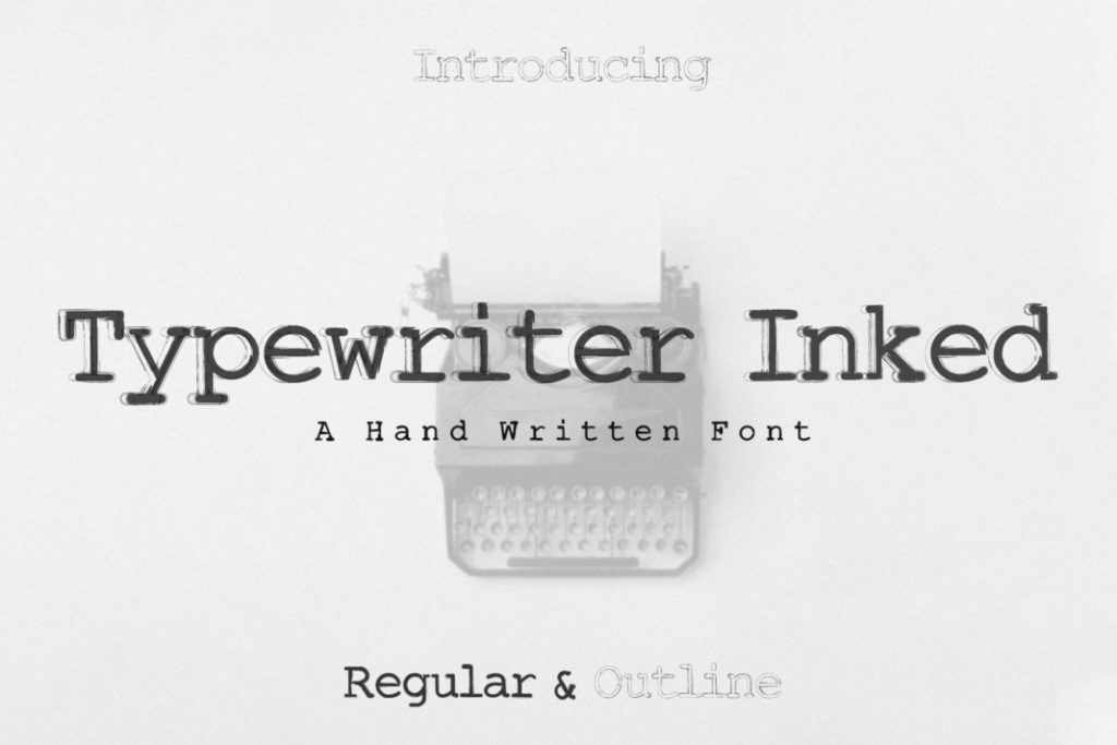 15 Best Typewriter Fonts For 2026 - Font Burst