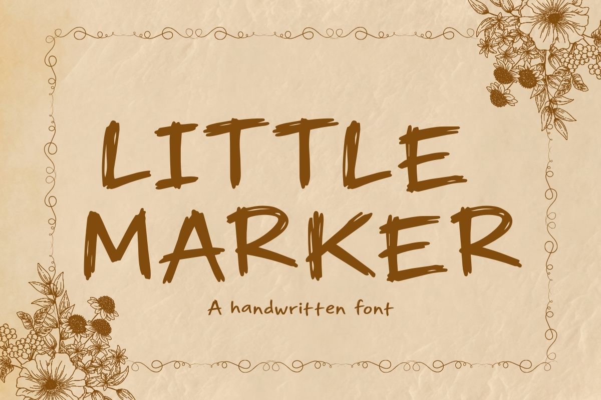 Little Marker Handmade Font Feature Image